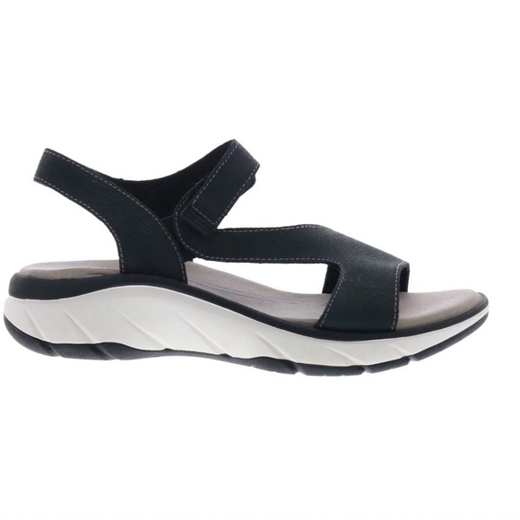 Bionica Cybele 3 BI0026001 Women Black Leather Strap Sport Sandals Shoes Size 8M - Picture 4 of 6